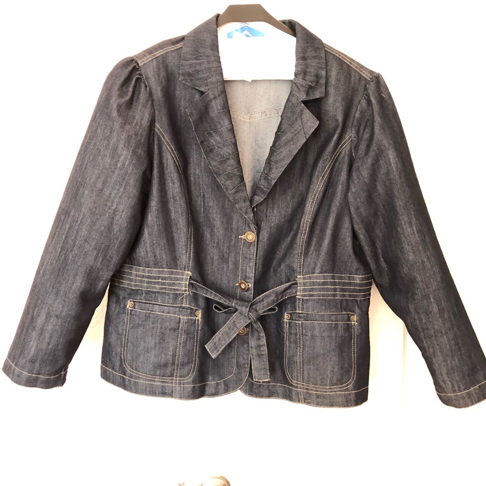 Dark blue denim jacket/blazer